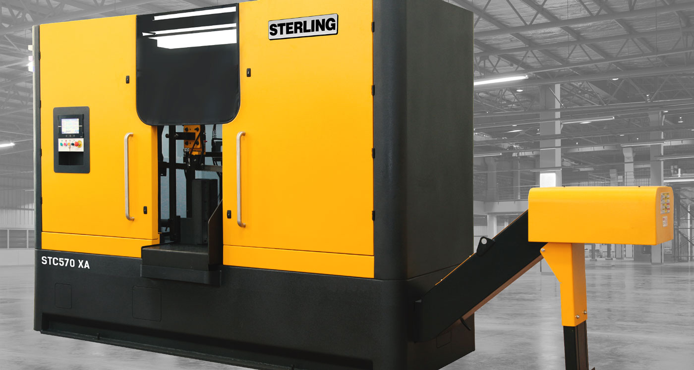 The Sterling AX CNC Bandsaw - taking CNC sawing to a new level