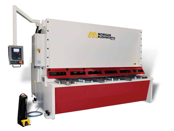 Morgan Rushworth HSVS CNC 6100.6 Hydraulic Variable Rake Guillotine